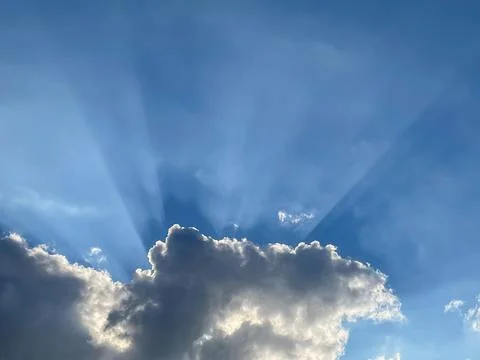 Light clouds in the sky Stock Photos