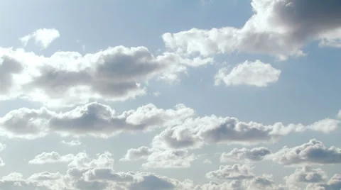Light clouds. Time lapse. Stock Footage 35976403