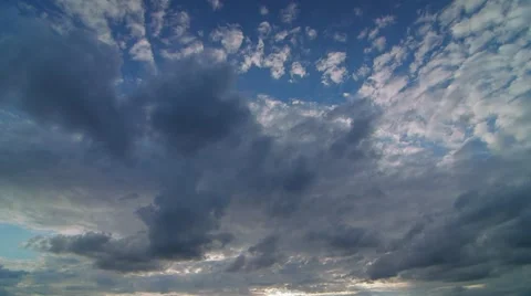 Light clouds - Timelapse Stock Footage 47735042