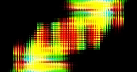 Light Code: Glitching Geometric Patterns (4K, 60fps) Stock Footage 263596635