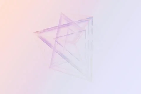 Light color background with geometric figures shape Stock Illustration