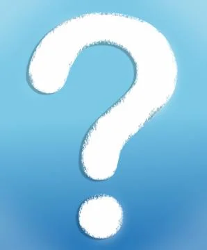 Light color question mark creative design Stock Illustration