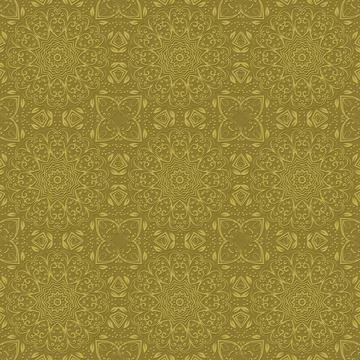 Light Color Seamless Pattern with mandala.Seamless Background design.Ornament Stock Illustration