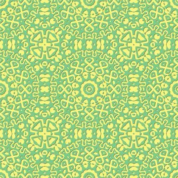 Light Color Seamless Pattern with mandala.Seamless Background design.Ornament Illustrazione stock
