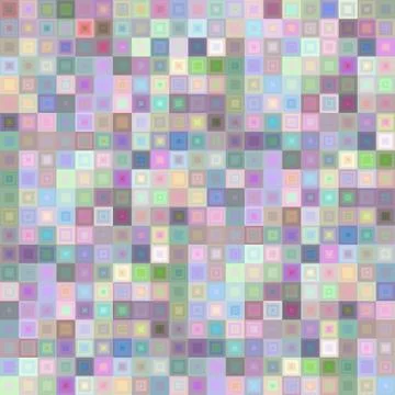 Light color square mosaic background design Stock Illustration