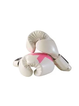 Light-Colored Boxing Gloves Stock Photos