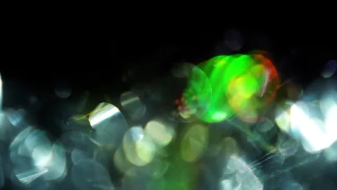 Light, colorful, black background, dazzling, low 動画素材 320203751