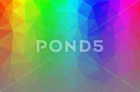 Rainbow Polygon Background Images