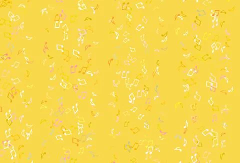 Light colorful vector pattern with music elements. イラスト素材
