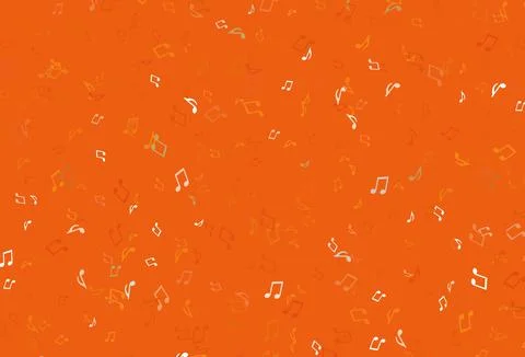 Light colorful vector texture with musical notes. Illustrazione stock
