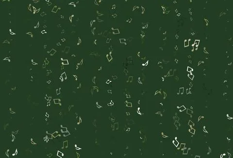 Light colorful vector texture with musical notes. Illustrazione stock