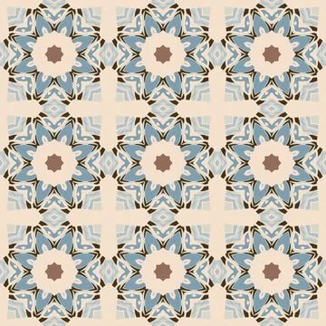 Light colors patterned surface with geometric shapes. It could be a design .. Stock Illustration