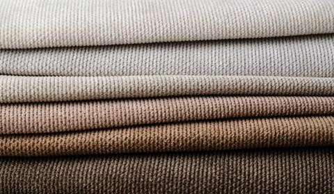 Light colors velour textile samples.. Fabric texture background Stock Photos