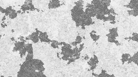Light concrete wall with dark peeling paint spots worn surface texture. 3D Stock Illustration