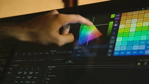 Light control panel Stock Footage 131043021