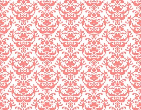 Light coral pattern Stock Illustration