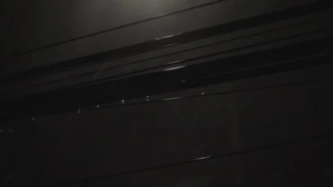 Light cords during a storm Stock Footage 132680402