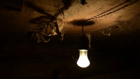 Light in a creepy place Stock Footage 116434626
