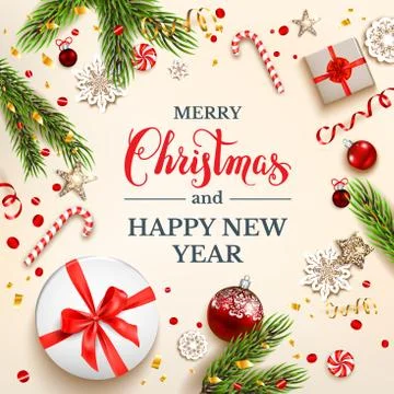 Light Cristmas card Stock Illustration