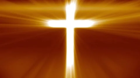 volatilitet smerte Halvtreds Light cross of Christ, ray beams backgro... | Stock Video | Pond5