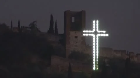 Light cross Video stock 10712243