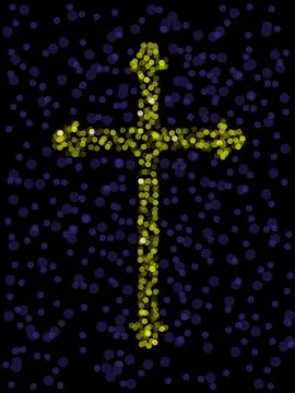 Light cross Stock Illustration