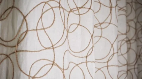 Light curtain with geometric pattern Stock Footage 267971781