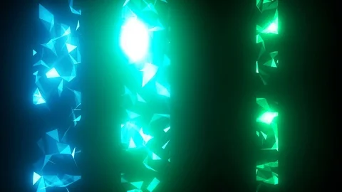 Light curtains. Shining stripes. cinematic background. seamless loop. Stock Footage 80486988