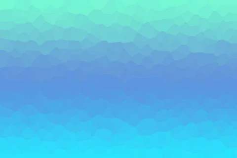 Light Cyan &amp; Blue Smooth Blurred Low Poly Gradient Crystallize Background Stock Illustration