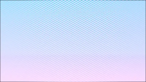 Light cyan diagonal pattern pastel blue grid, soft pink lower glow, and clean mo Stock Footage 340479619