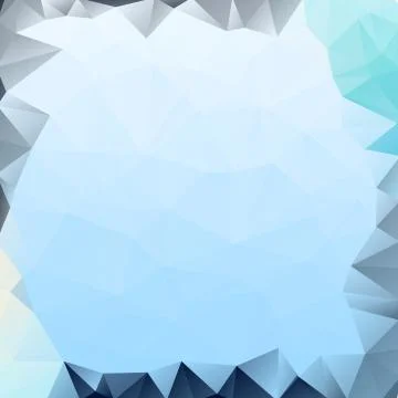 Light &amp; Dark Color Frame Abstract Geometric Polygonal Background Vector Stock Illustration