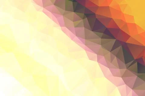 Light &amp; Dark Colors Abstract Low Poly Geometric Polygonal Background Stock Illustration