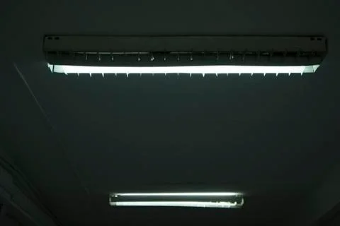 Light in a Dark Hallway Stock Photos
