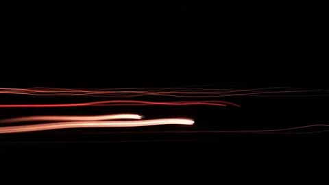 Light in the dark on long exposure Video stock 129072120