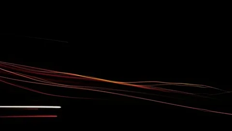 Light in the dark on long exposure Video stock 129072125