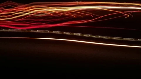 Light in the dark on long exposure Video stock 129072162