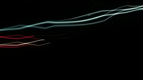 Light in the dark on long exposure Video stock 129072165