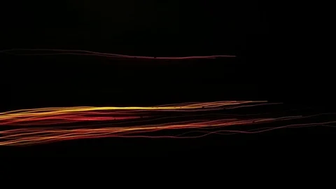 Light in the dark on long exposure Video stock 129072176