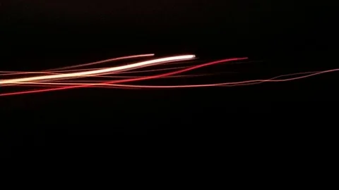 Light in the dark on long exposure Video stock 129072189