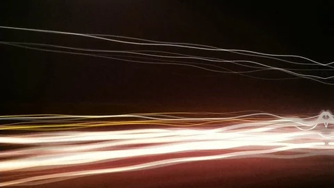 Light in the dark on long exposure Video stock 129072194