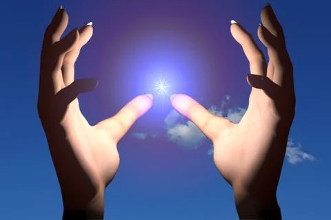 Light into the darkness Stock Illustration