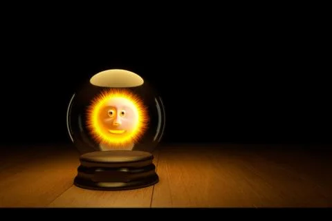 Light in the darkness. Stock Illustration