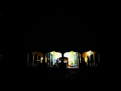 Light in the darkness Stock Photos