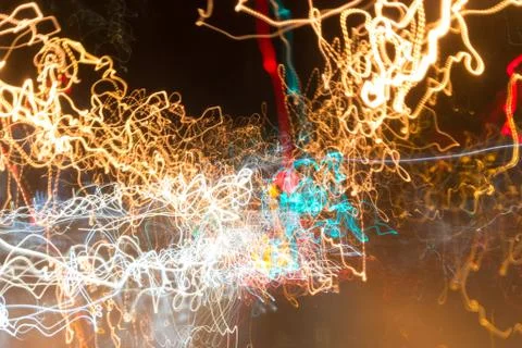 Light Dazzle Vortex UFA 2015 #1 Stock Illustration