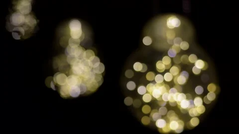 Light decoration bokeh night Video stock 145021709