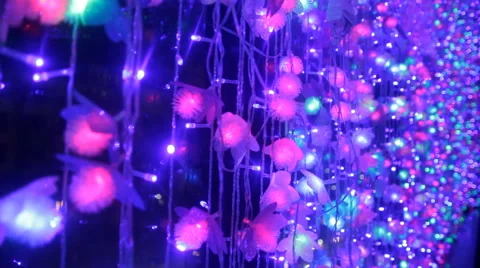 Light decoration close up Video stock 60667220