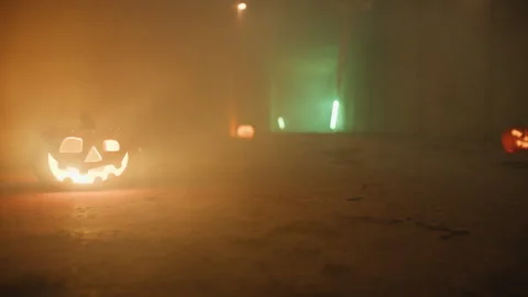 The Light Of The Demon In The Smoke Stock Footage 317621571