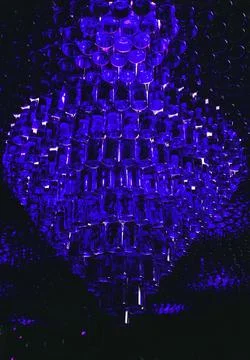 Light, design and interior. Stock Photos