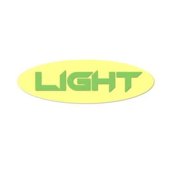  LIGHT design logo Illustrazione stock