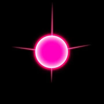 Light digital star on the transparent background Stock Illustration